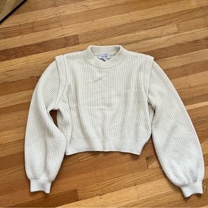 & Other Stories Cream Extended Shoulder Knit
Sweater